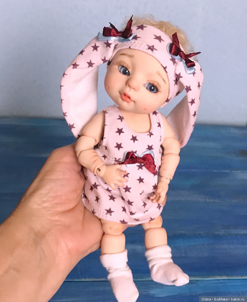Шарнирный младенец БЖД Агуля в ожидании сестричек из тиража (фото 3)