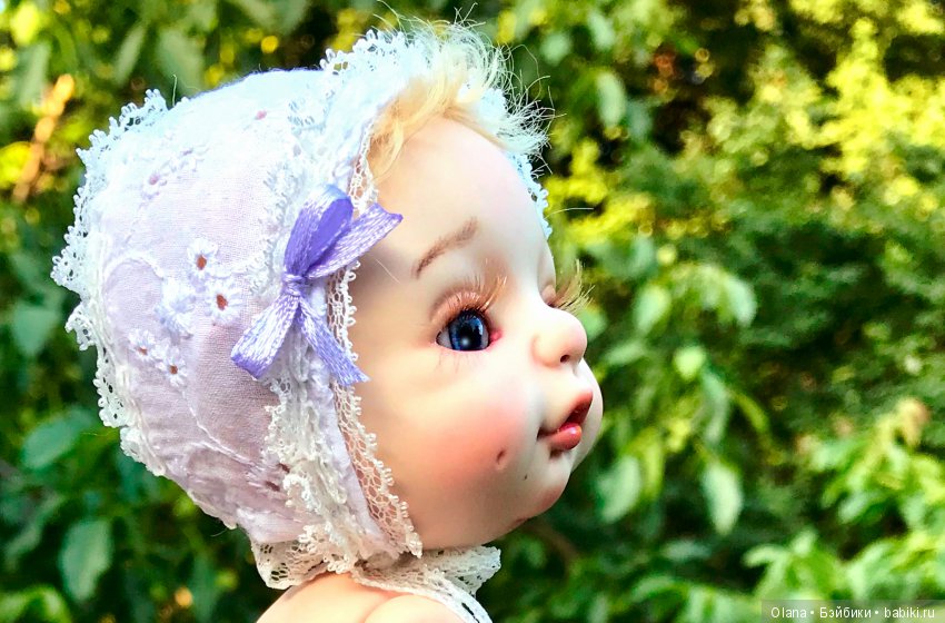 Куклы БЖД бывают младенцами, или крестильный наряд для Агули