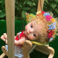 Крылатые качели для маленькой Агули. Предзаказ на младенца БЖД продолжается