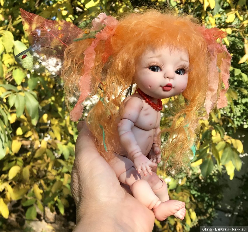 Тыквенная фея, или подготовка куклы БЖД Агули к киевской выставке "Модна лялька" (фото 2)