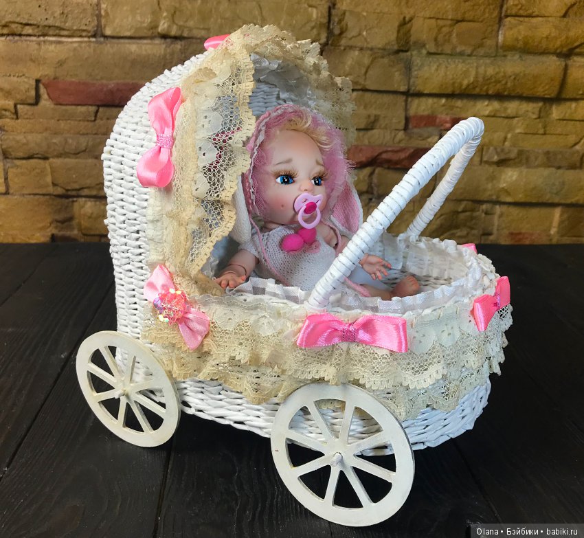 Колясочка для Агули — Мебель для кукол и домиков: фото (фото 3)