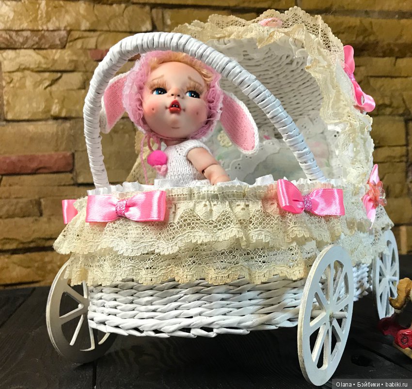 Колясочка для Агули — Мебель для кукол и домиков: фото (фото 2)