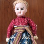 Редкая куколка в русском оригинальном костюме Пензенской губернии из Бартрамовских мастерских