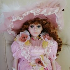 Фарфоровая кукла Миледи 18 45см Angel Collection