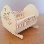 Кукольная кроватка-люлька "Колибри"