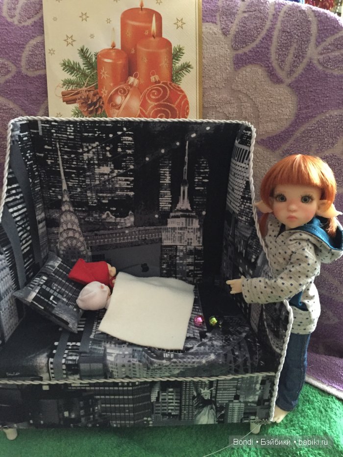 Маленькое новогоднее приключение моих малышей Матвея и Снежинки (фото 5)