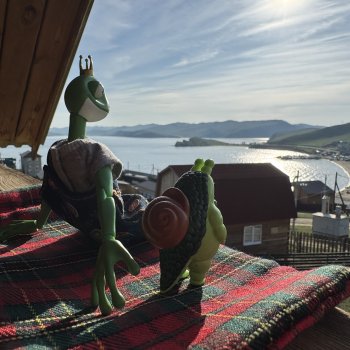 Шпинат и Грин Рей на Байкале😊