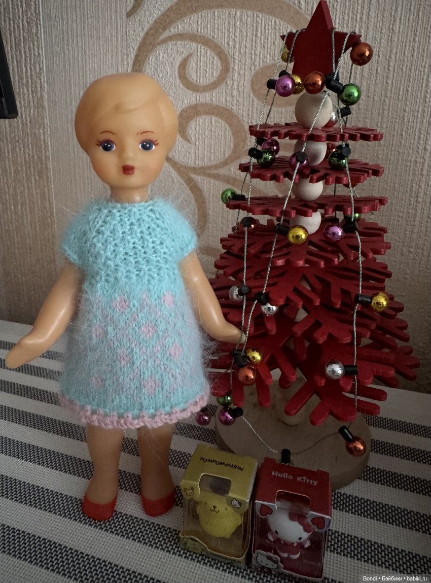 Новогодний фотосет с фигурками и куклами🎄