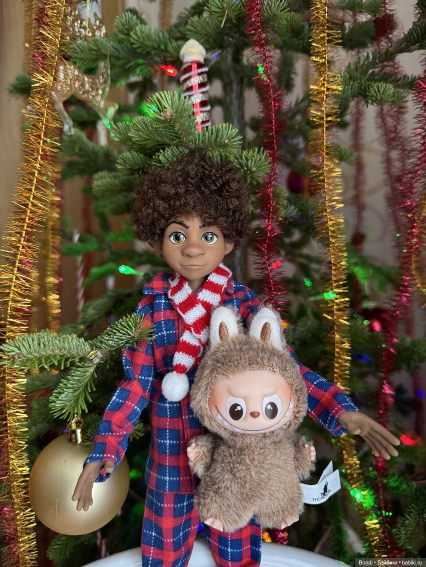 Новогодний фотосет с фигурками и куклами🎄