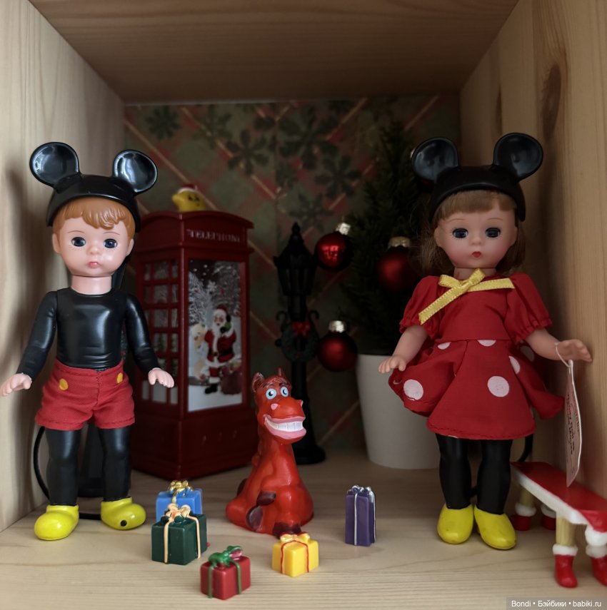 Новогодний фотосет с фигурками и куклами🎄