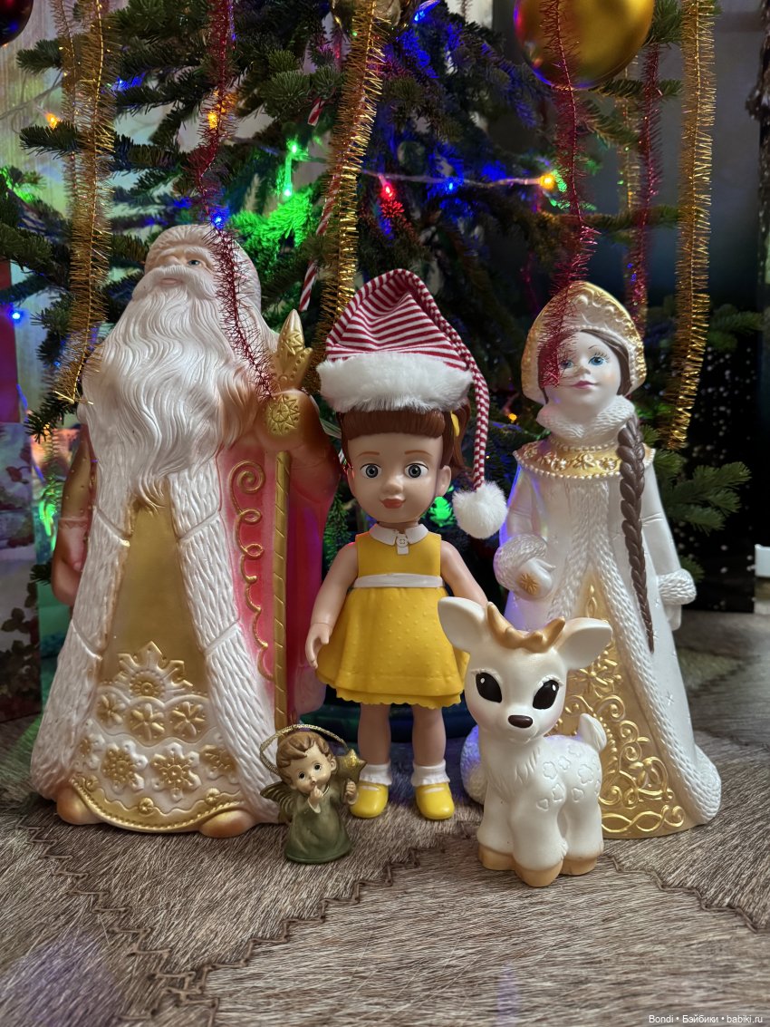 Новогодний фотосет с фигурками и куклами🎄