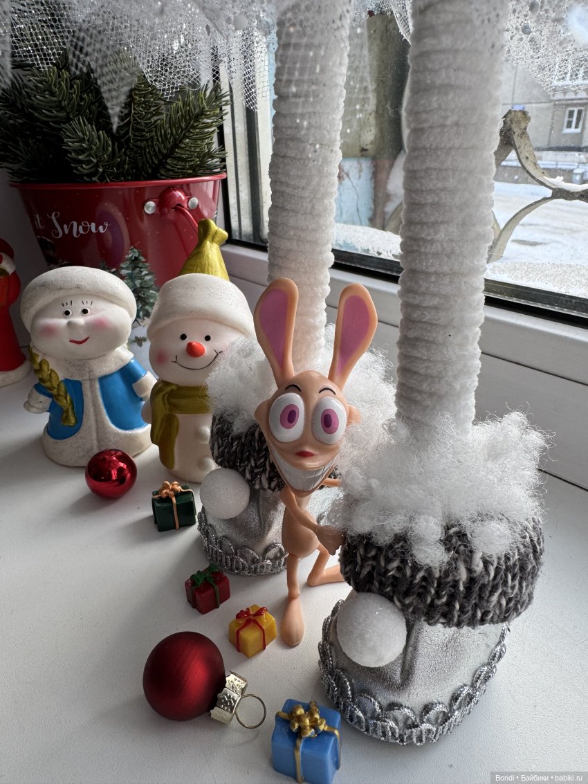 Новогодний фотосет с фигурками и куклами🎄