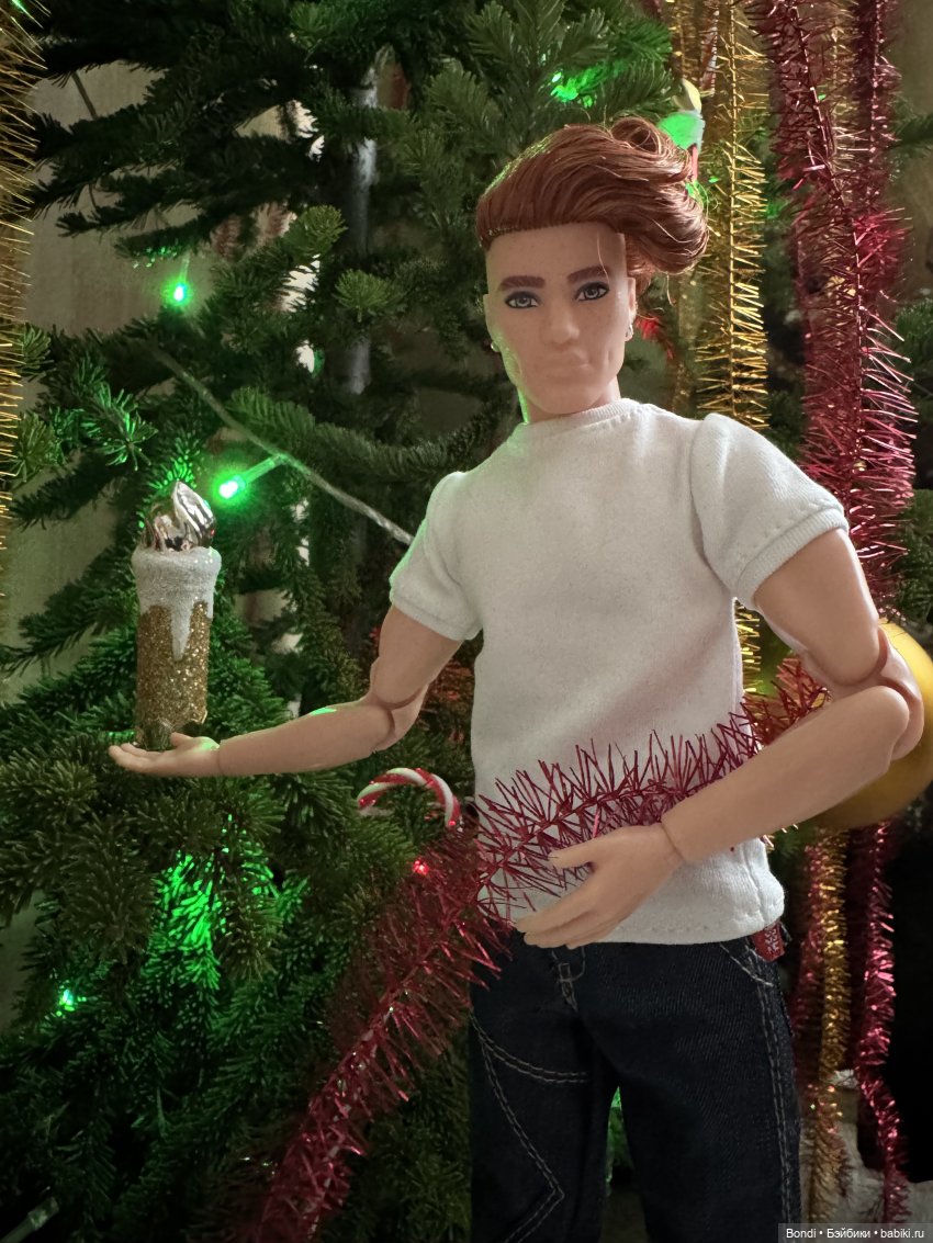 Новогодний фотосет с фигурками и куклами🎄