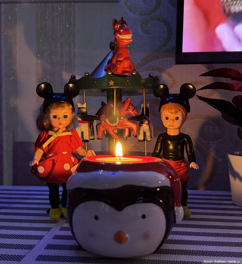 Новогодний фотосет с фигурками и куклами🎄