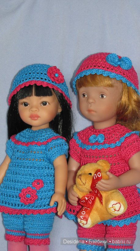 Яркие наряды для яркого настроения: весенние вязалочки для Паолочки и Минуш | Бэйбики Яркие наряды для яркого настроения: весенние вязалочки для Паолочки и Минуш (фото 5)