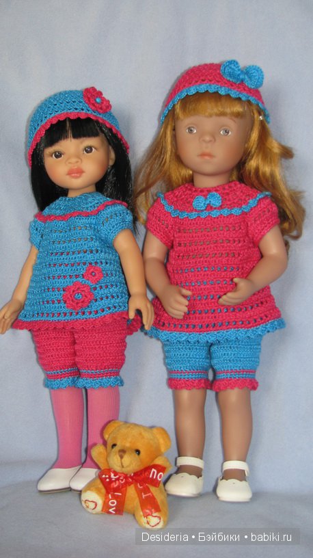 Яркие наряды для яркого настроения: весенние вязалочки для Паолочки и Минуш | Бэйбики Яркие наряды для яркого настроения: весенние вязалочки для Паолочки и Минуш