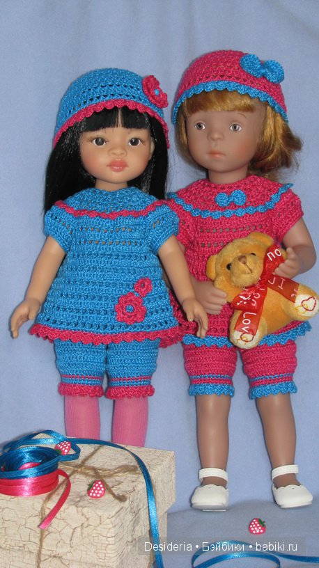 Яркие наряды для яркого настроения: весенние вязалочки для Паолочки и Минуш | Бэйбики Яркие наряды для яркого настроения: весенние вязалочки для Паолочки и Минуш (фото 4)