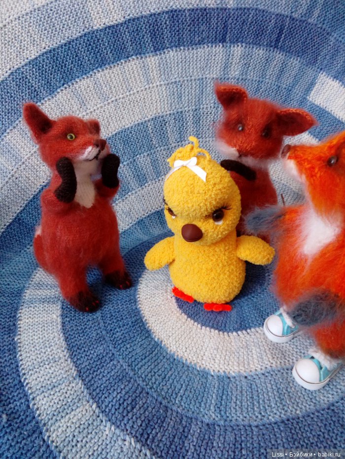 Если дети хотят хомячка - игрушка вязанная спицами (фото 4)