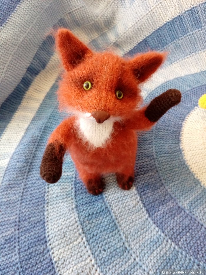 Если дети хотят хомячка - игрушка вязанная спицами (фото 5)
