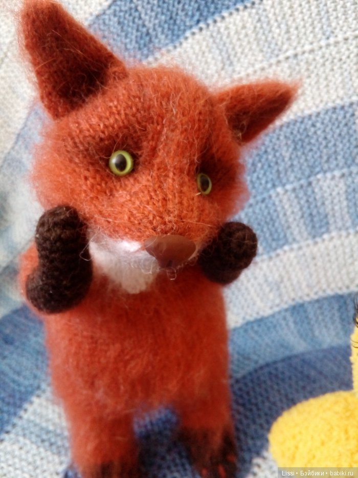 Если дети хотят хомячка - игрушка вязанная спицами (фото 3)