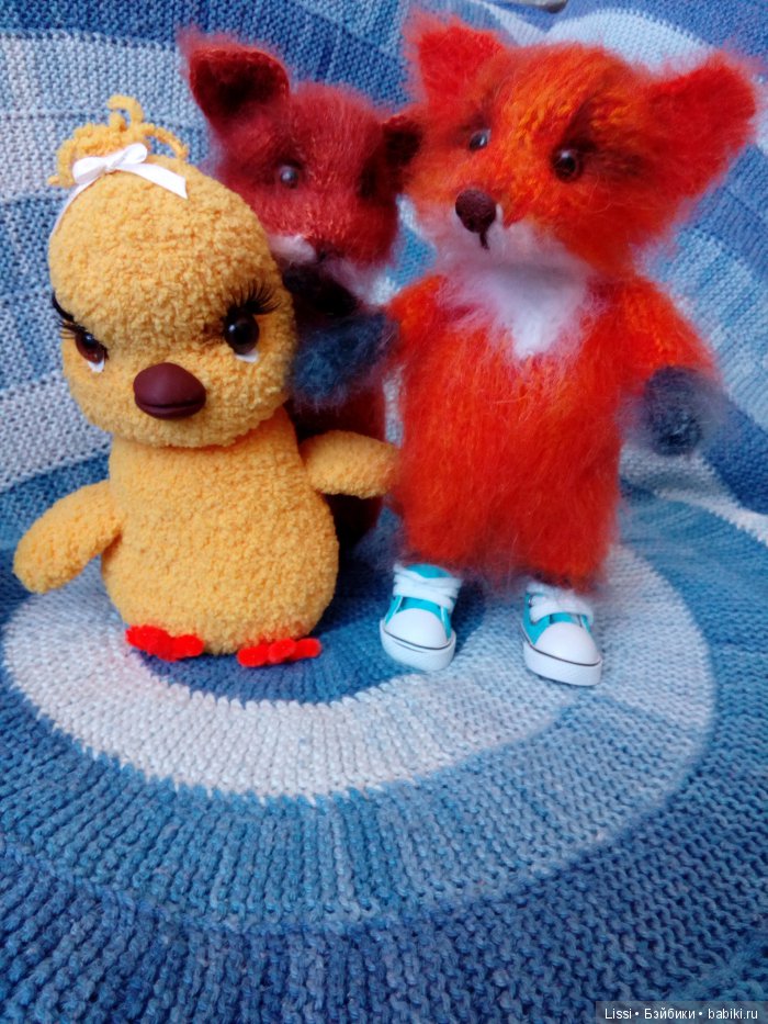 Если дети хотят хомячка - игрушка вязанная спицами (фото 2)