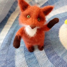 Если дети хотят хомячка - игрушка вязанная спицами