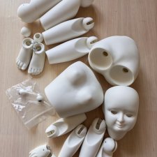 Фарфоровая заготовка для шарнирной куклы