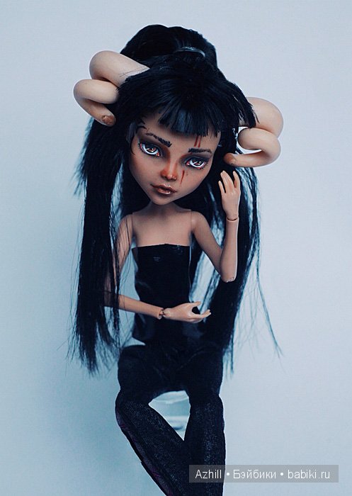 ООАК - Monster High — ООАК Monster High и Ever After High: репейнт (фото 3)