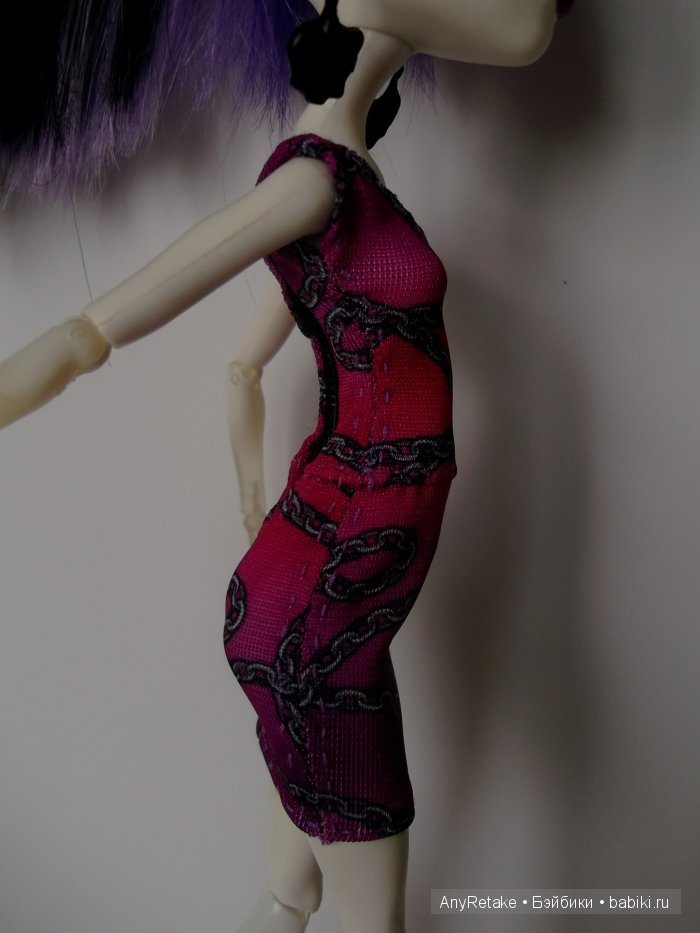 Monster High doll: Мастер класс, шьем платье из того что есть (фото 8)
