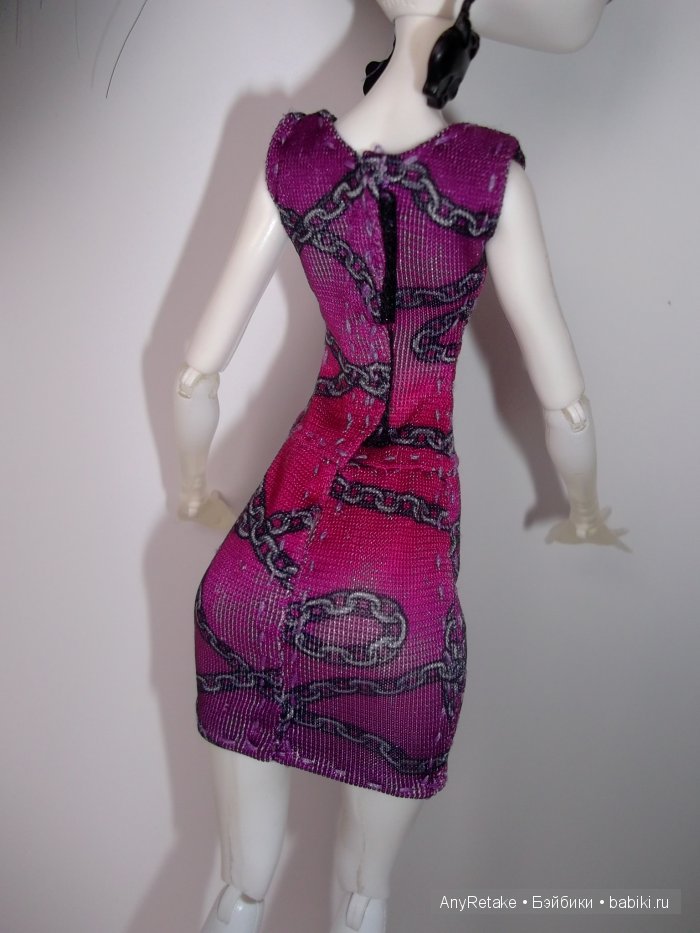 Monster High doll: Мастер класс, шьем платье из того что есть (фото 9)