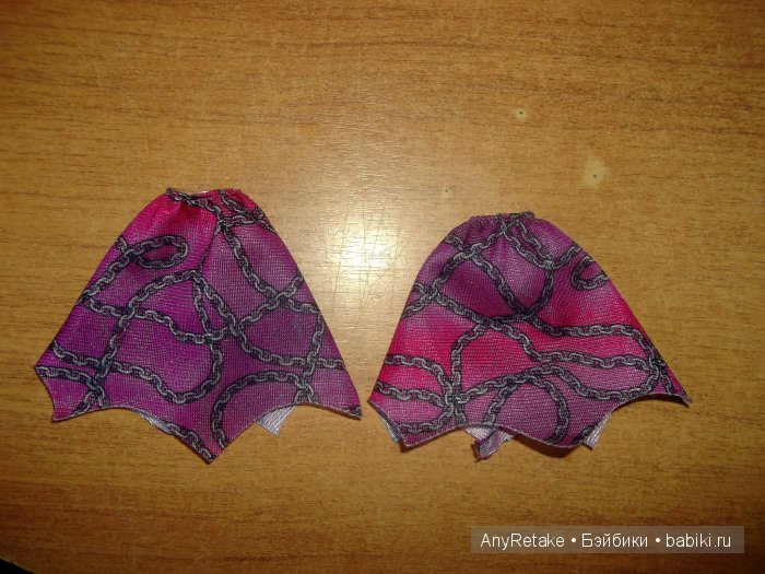 Monster High doll: Мастер класс, шьем платье из того что есть