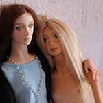 Миртл и Мария. Авторские фарфоровые куклы Елены Рейнер