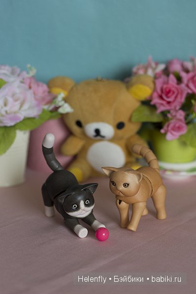 Котейки. Шарнирные фарфоровые куклы (фото 4)