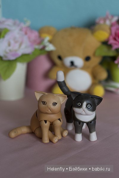 Котейки. Шарнирные фарфоровые куклы (фото 3)