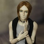 Фарфоровый шарнирный юноша Халлану