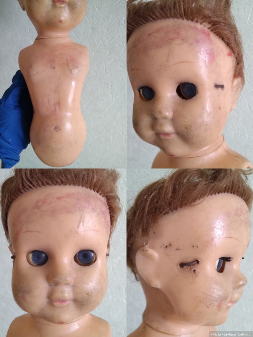 Просыпайся, Лена — Ремонт кукол СССР и ГДР (немок): чернота (фото 2)