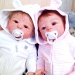 Мои близняшки реборн выполнены из молда Сэнди