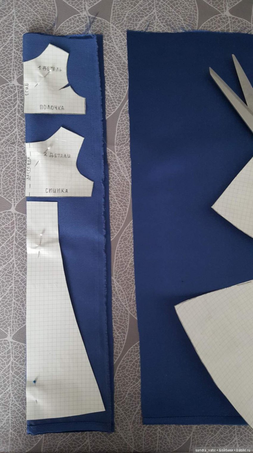 МК по пошиву вечернего платья для Готц Ханны (фото 6)