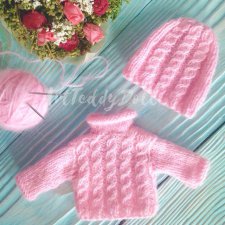 Вязаный наряд для кукол bjd