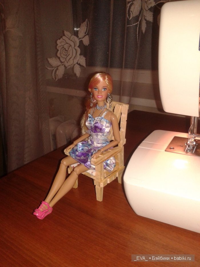 Мебель для кукол из прищепок (фото 8)