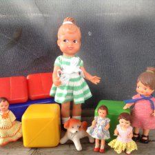 ГДРовские рельефные пупсики. Куклы ГДР