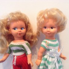 Куклы ГДР ( 23 см, лотом 2 куклы)