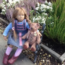 Мой первый мишка Тедди! Фотосессия с Синой от A. Himstedt