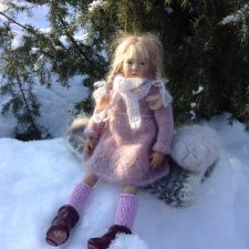 Зимняя фотосессия Сири. Siri mini club A. Himstedt