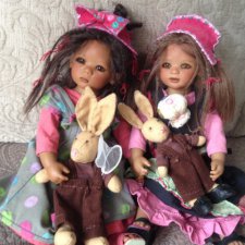 Клубные мини Химочки  Reki и Leleti, коллекционные куклы A. Himstedt