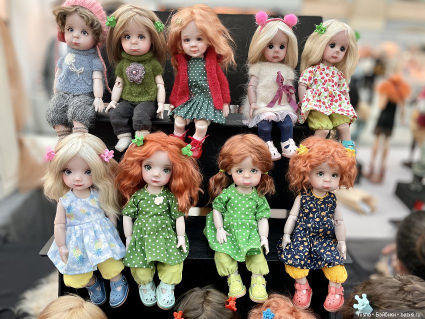 Стенд Оксаны Мироновой на выставке Искусство кукол 2021, Miroxdoll