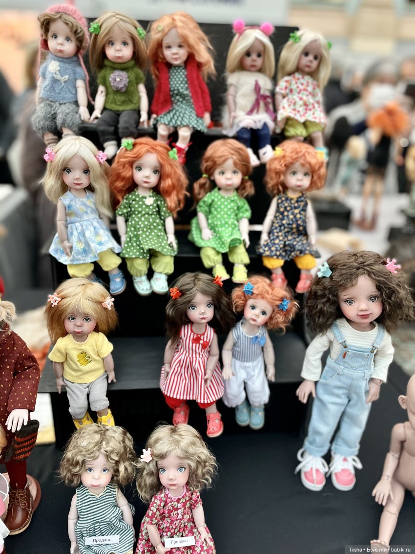 Стенд Оксаны Мироновой на выставке Искусство кукол 2021, Miroxdoll (фото 8)