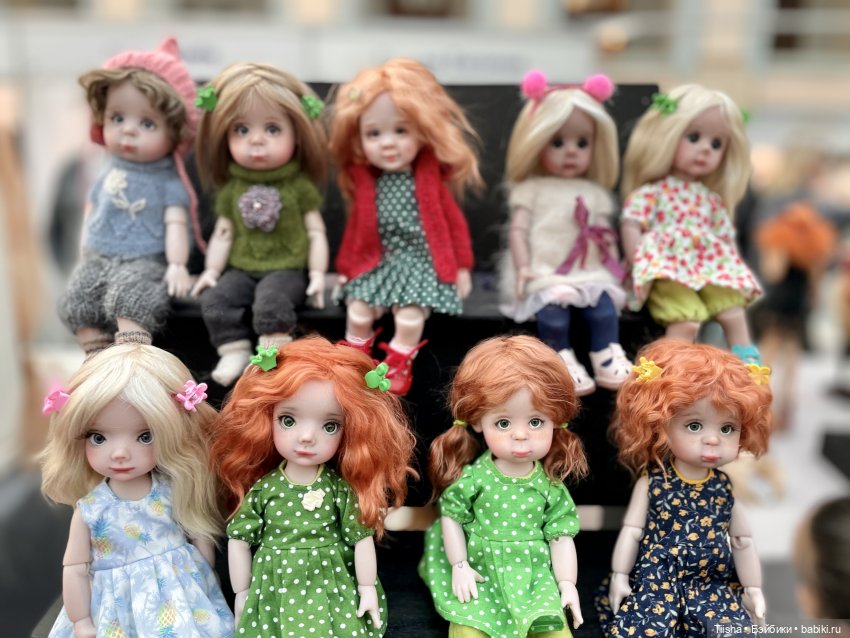 Стенд Оксаны Мироновой на выставке Искусство кукол 2021, Miroxdoll