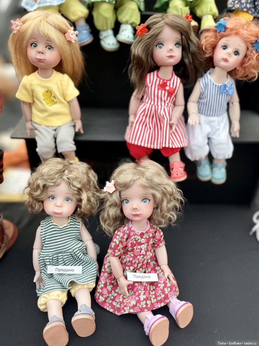 Стенд Оксаны Мироновой на выставке Искусство кукол 2021, Miroxdoll