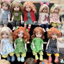 Стенд Оксаны Мироновой  на выставке Искусство кукол 2021, Miroxdoll